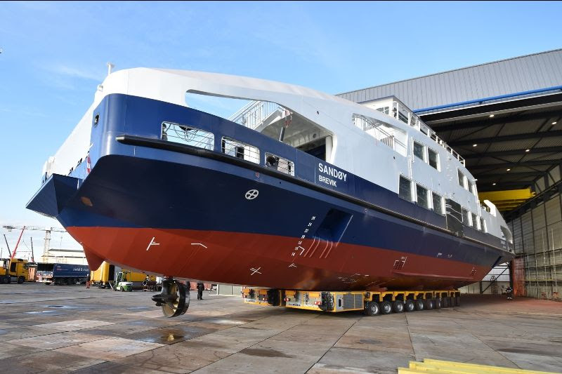 Holland Shipyards Group: volledig elektrische ferry Sandøy